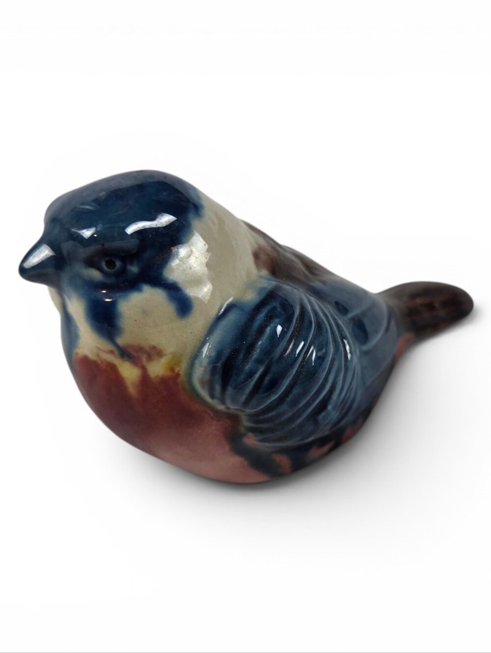 Vintage Ceramic Chubby Bird Figure